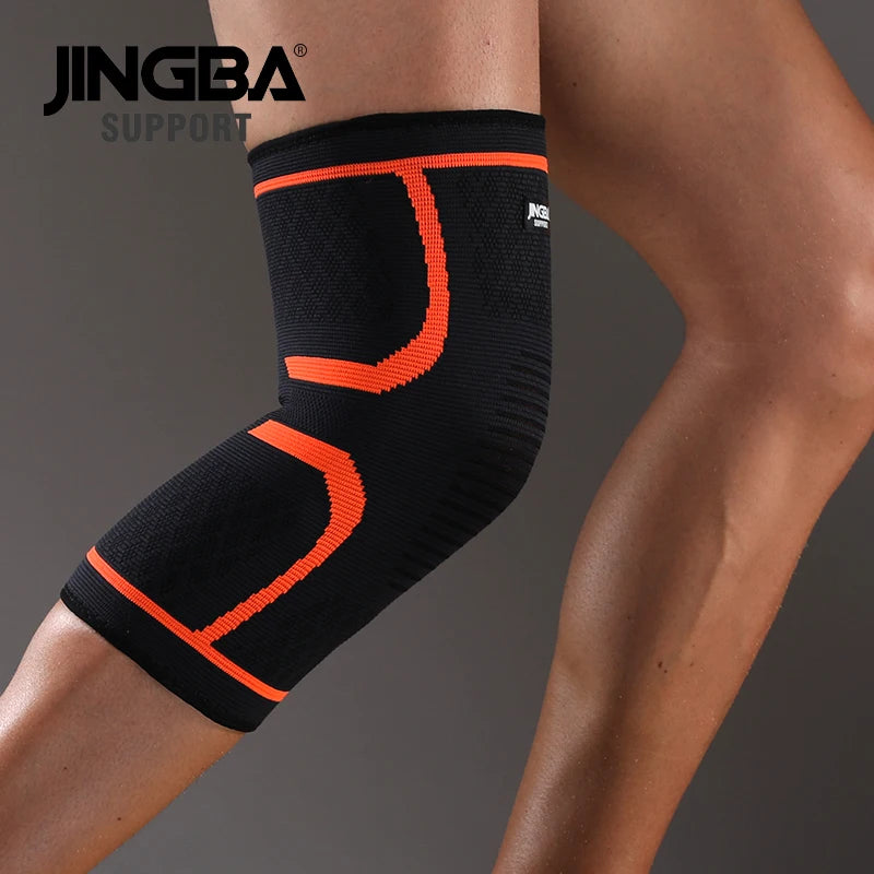 1 Pc Elastic Breathable Compression Knee Support Sleeve for Basketball Running Cycling