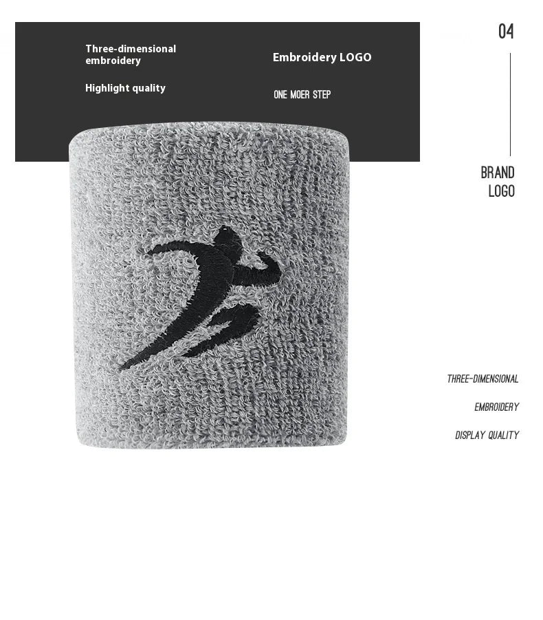 Sports wristbands for men and women, running, basketball, fitness, tennis, badminton, towels, breathable, sweat absorbing, high