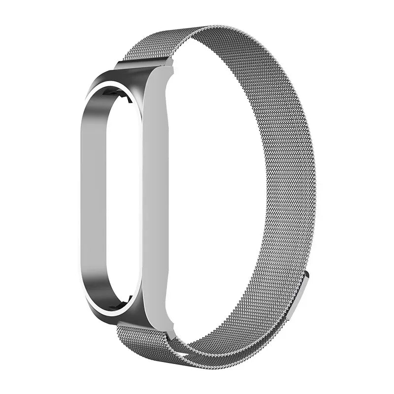 Milanese Loop Strap For Xiaomi Mi Band 7 6 5 4 3 Stainless Steel Magnetic Bracelet Metal Wristband for Xiaomi mi band 4 3 Straps