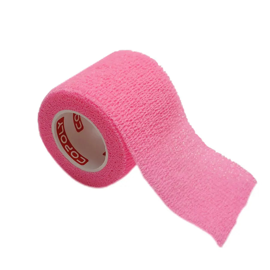 1Roll 2.5/5/10cm Self Adhesive Elastic Bandage Sports Tattoo Kit Cohesive Tape Wrap Elastoplast for Injury Finger Wrist Ankle