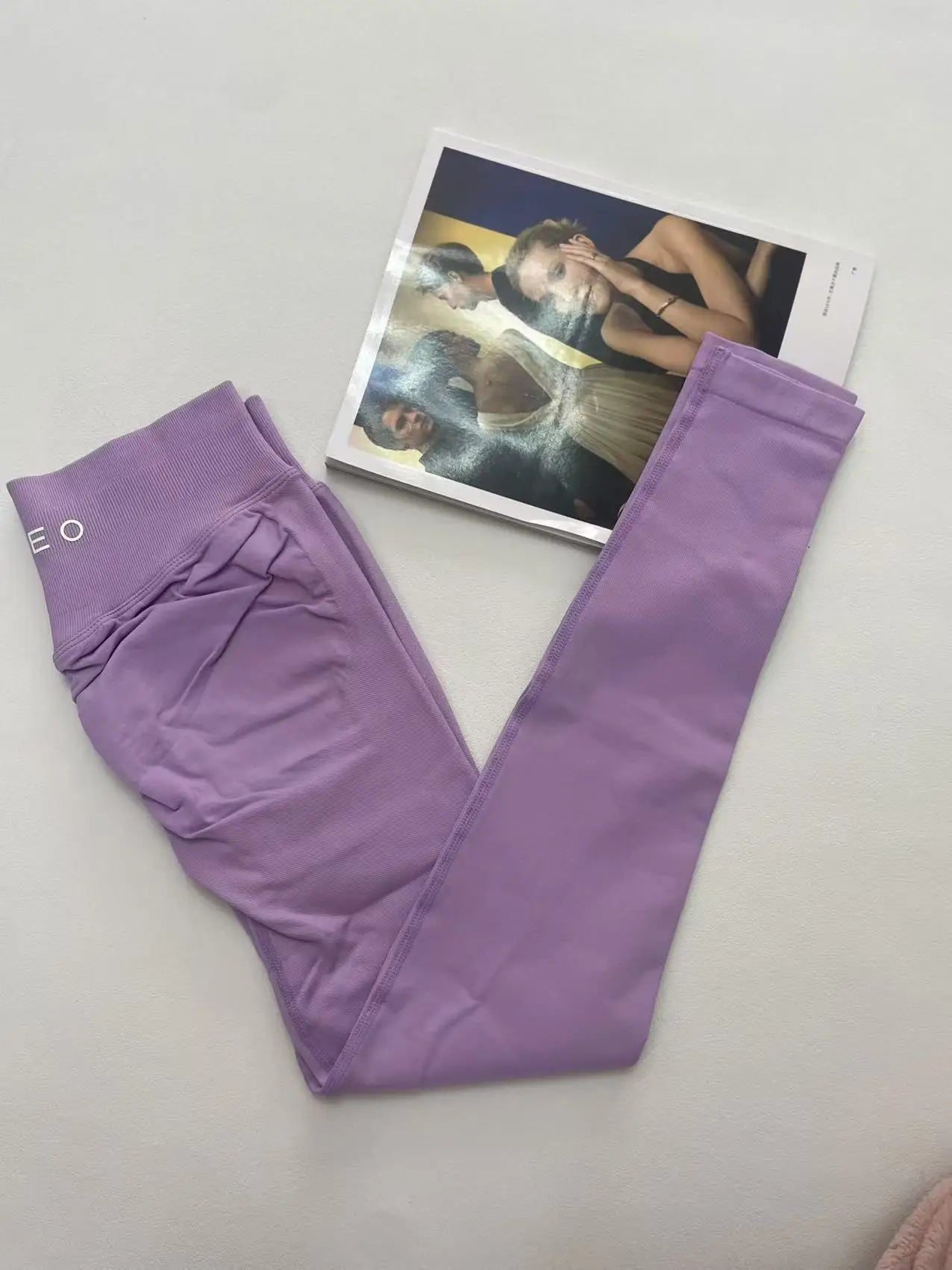 Seamless Yoga Pants Impact Leggings Women High Stretch Low Ribbed Band Scrunch Gym Leggings Fitness Sweat Wicking Workout