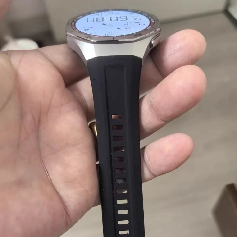 Original Silicone Strap for Huawei Watch GT5 Pro Smart Watch Replaceable wristband Correa for Huawei GT5pro 46mm Bracelet Belt