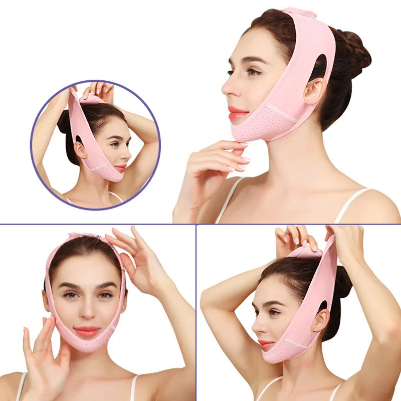 1PC Face Slimming Strap Reduce Double Chin Lift V Face Stickers Anti Bandage For Face Strap Belt Mask lift Oval Mask Face