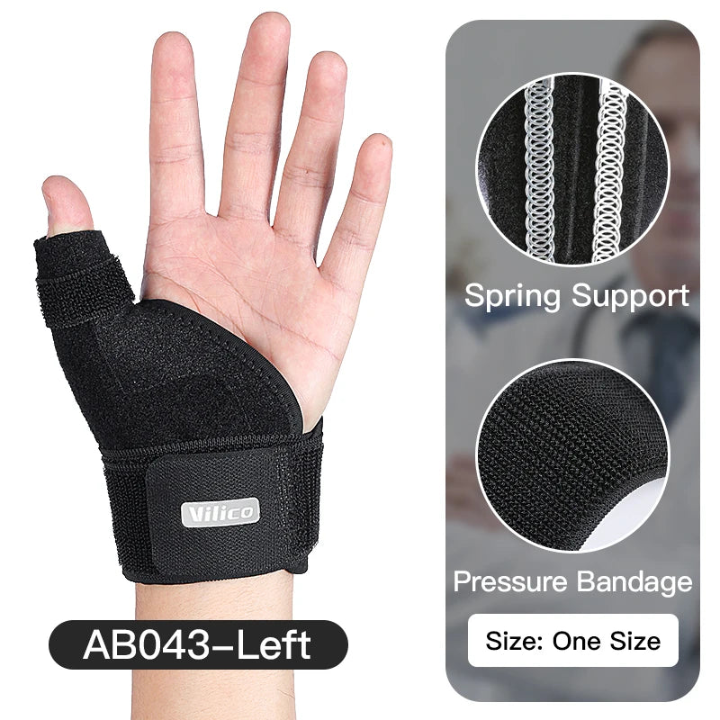 1PC Flexible Splint Wrist Thumb Support Brace for Tendonitis Arthritis Breathable Thumb Protector Guard Fits Right and Left Hand