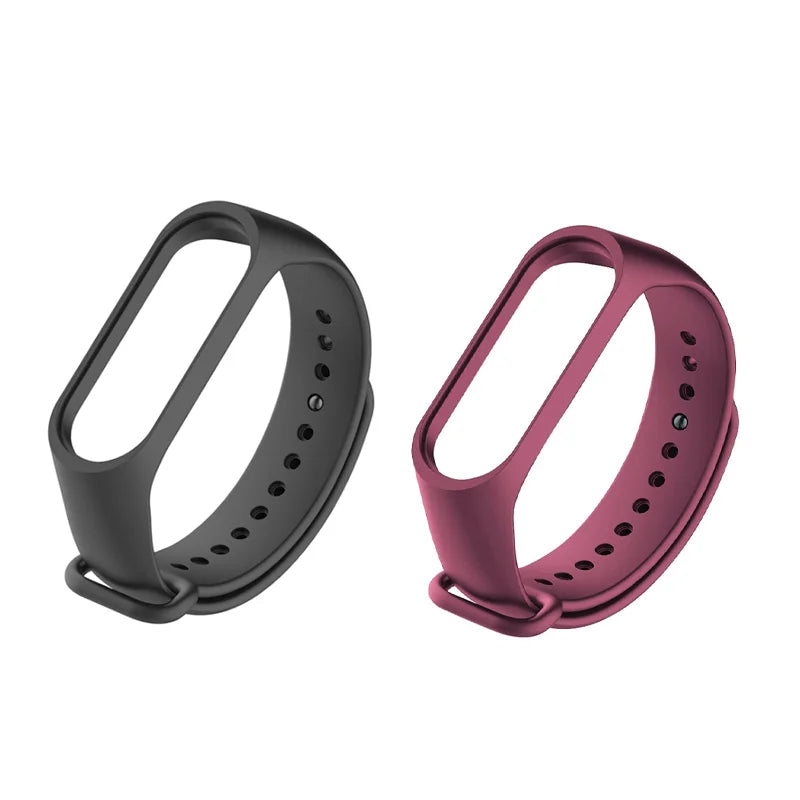 Watchbands For Xiaomi Mi Band 7 6 5 4 3 starp Wristband Silicone Bracelet Wrist Straps combination Smartwatch Accessories