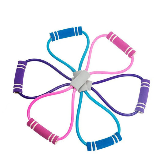 8 Word Chest Developer Yoga Elastic Band 8 shaped Fitness Tension Rope Open Shoulder Beautiful Back Rally Device Elastic Rope