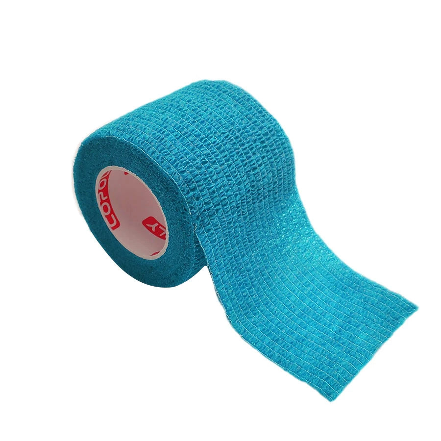 1Roll 2.5/5/10cm Self Adhesive Elastic Bandage Sports Tattoo Kit Cohesive Tape Wrap Elastoplast for Injury Finger Wrist Ankle