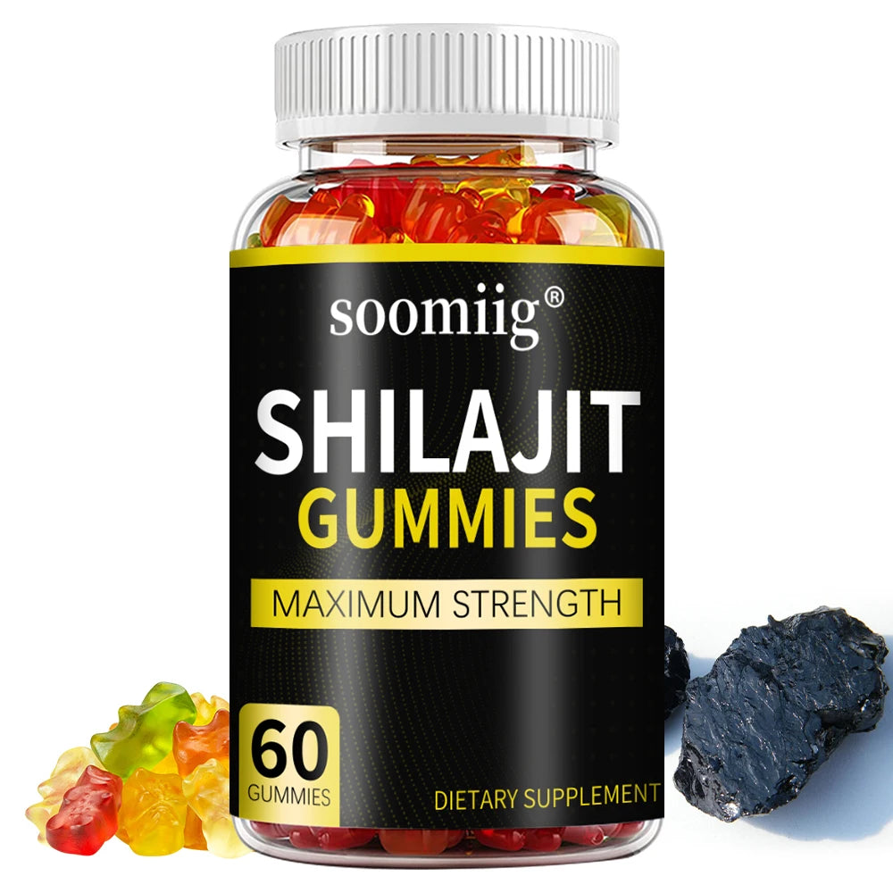 Shilajit gummies - improve energy endurance, increase muscle mass, help muscle recovery, relieve stress
