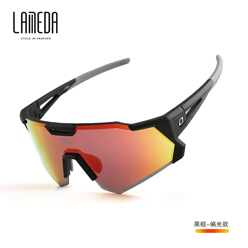 LAMEDA Polarized Cycling Sunglasses UV400 Protection Professional Sports  Running Glasse MTB Road Biking Driving Glasses for Men