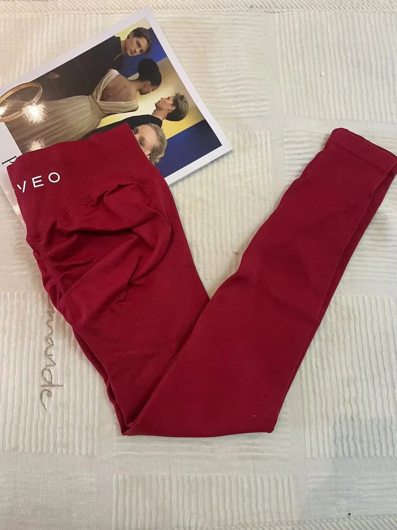 Seamless Yoga Pants Impact Leggings Women High Stretch Low Ribbed Band Scrunch Gym Leggings Fitness Sweat Wicking Workout