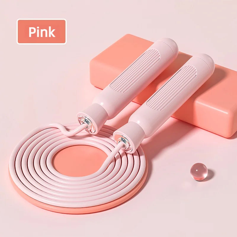 Adjustable Jump Rope For Speed Skipping Exercise Weight-Loss Fitness Women Men And Kids Ropea Length Steel Ropes With Bearings