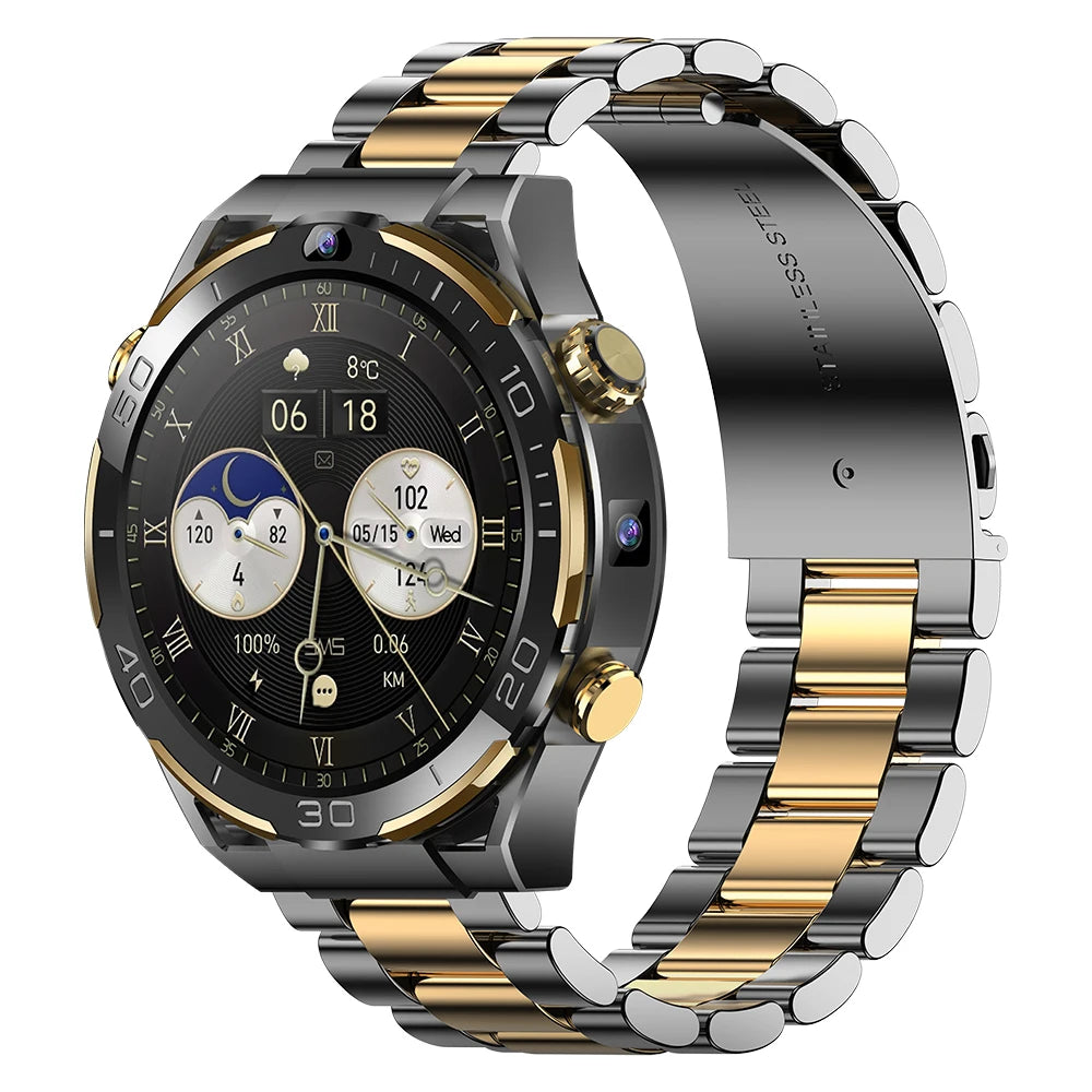 NEW JingTider JT7 MTK6762 Octa Core 4G LTE Smart Watch Men 1.508" Real AMOLED Screen Android 10 Smartwatch Dual Camera WIFI GPS