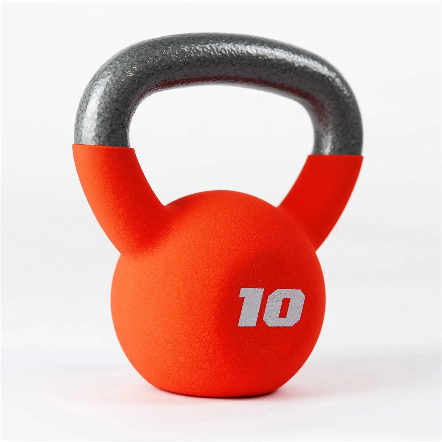10lb Neoprene Coated Kettlebell, Orange