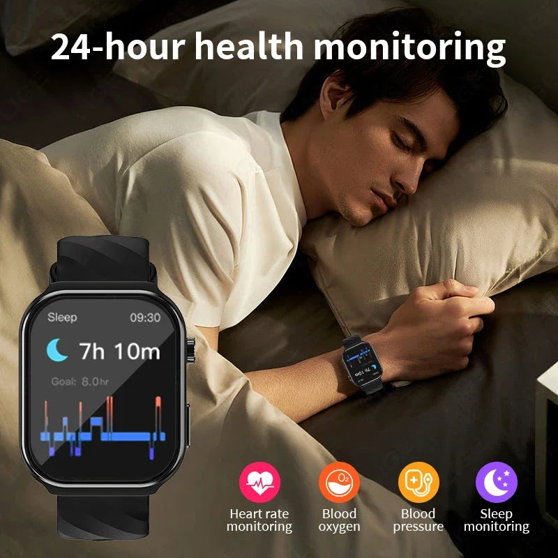LIGE ECG+PPG AI Medical Diagnosis Health Smartwatch Blood Lipids Uric Acid Smart Watch Men Waterproof Watch Women Bluetooth Call