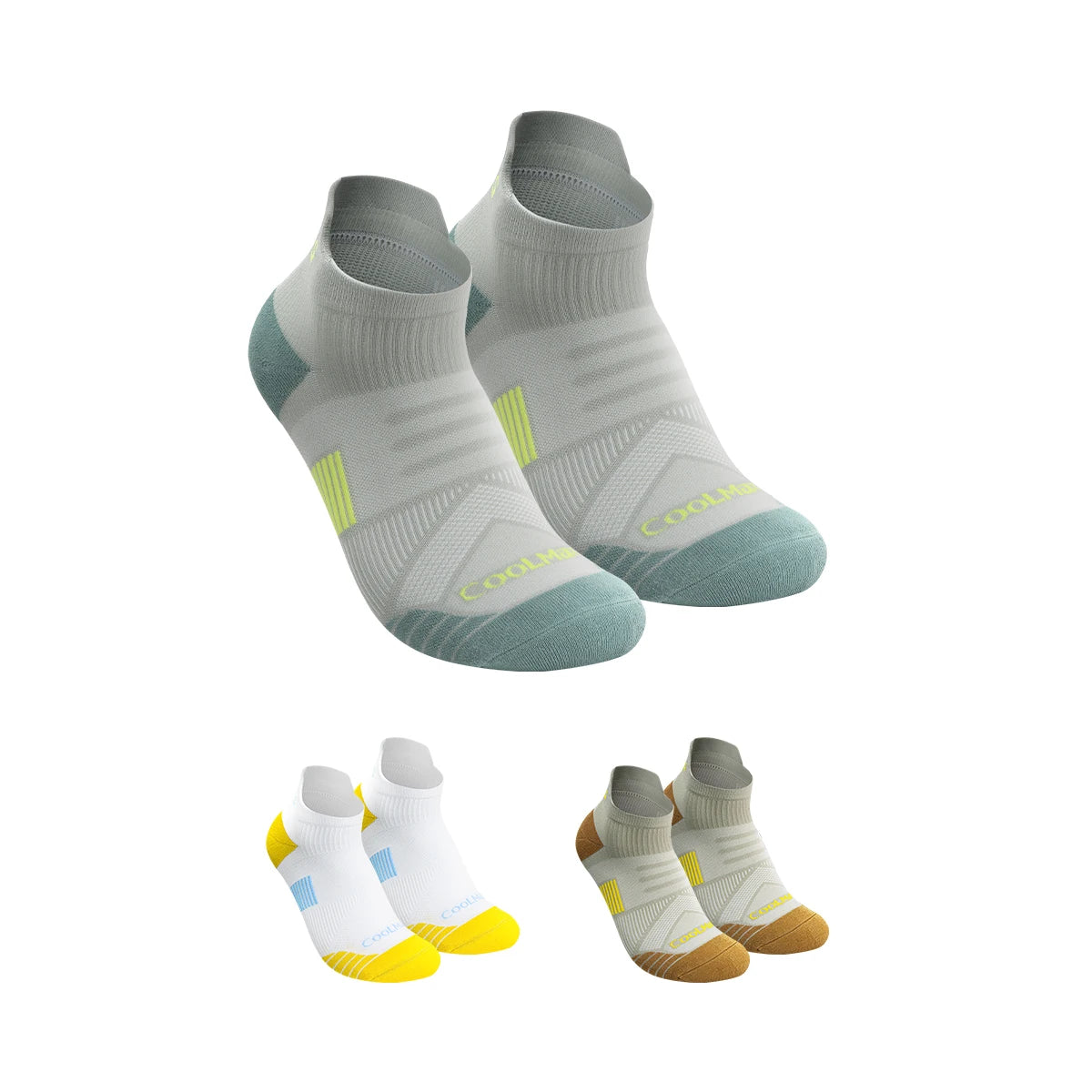 WRELS Coolmax Sports Socks Breathable CoolMax Moisture-Wicking Arch Suppor Damping Socks Professional sports socks Hiking Runnin