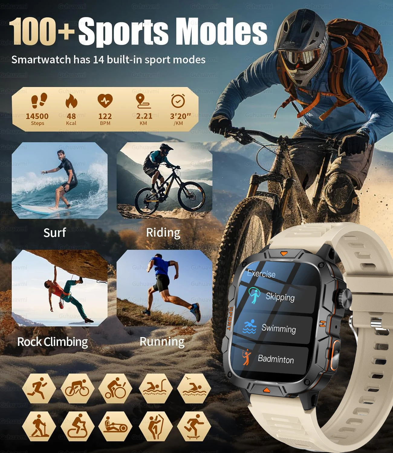 2025 For HUAWEI Ultimate Edition Military Quality GPS SmartWatch 5ATM 1.96'' HD AMOLED Heart Rate Bluetooth Call Man Smart Watch