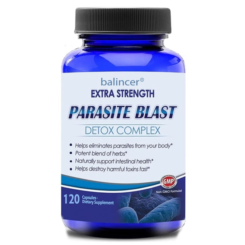 Parasite Cleanse Gut Detox Complex Supports Gut Cleansing - Removes Parasites From The Body and Helps with Immune Health