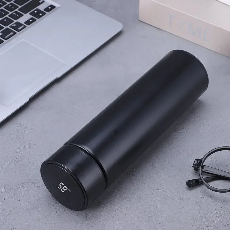 500ML Intelligent Temperature Thermos Bottle Stainless Steel Insulated Cup Portable Vacuum Flask Keeps Cold and Heat Thermal Mug