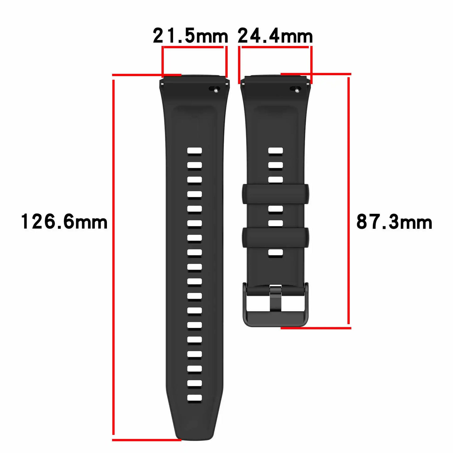 Original Silicone Strap for Huawei Watch GT5 Pro Smart Watch Replaceable wristband Correa for Huawei GT5pro 46mm Bracelet Belt