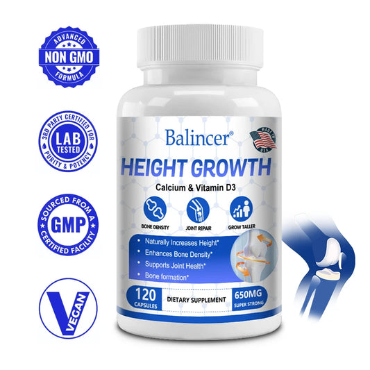 Bone Growth Supplement for Adults and Children - Increase Bone Density, Reduce Bone Loss, Support Osteoporosis