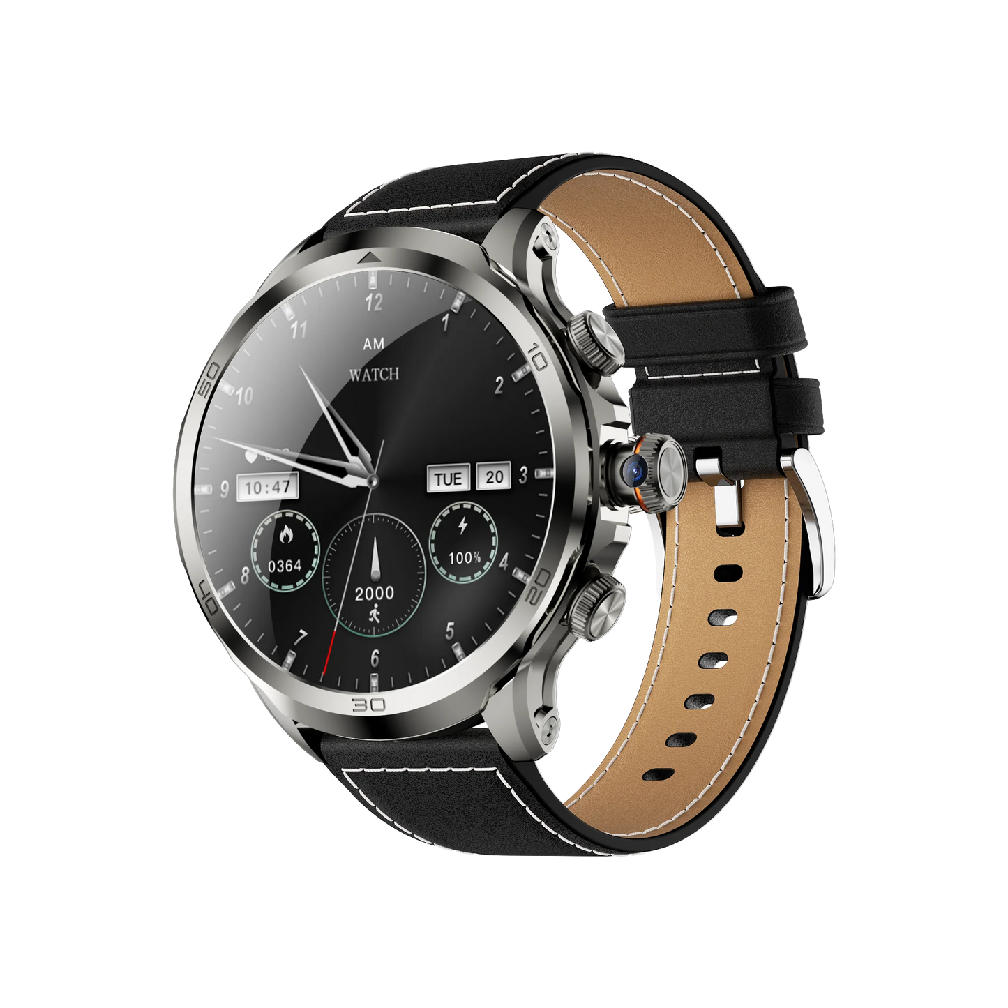 H19 Smart Watch 4G Android 9.0 OS 1990Mah NFC 466*466 Heart Rate 1.95 inch Large Screen GPS WIFI Smartwatch for Men Women Gift