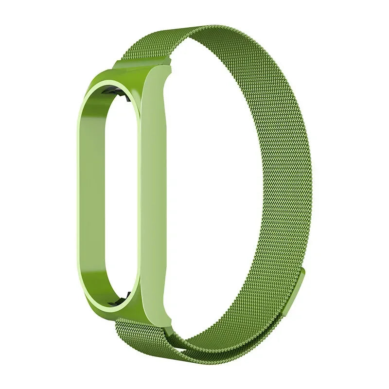 Milanese Loop Strap For Xiaomi Mi Band 7 6 5 4 3 Stainless Steel Magnetic Bracelet Metal Wristband for Xiaomi mi band 4 3 Straps