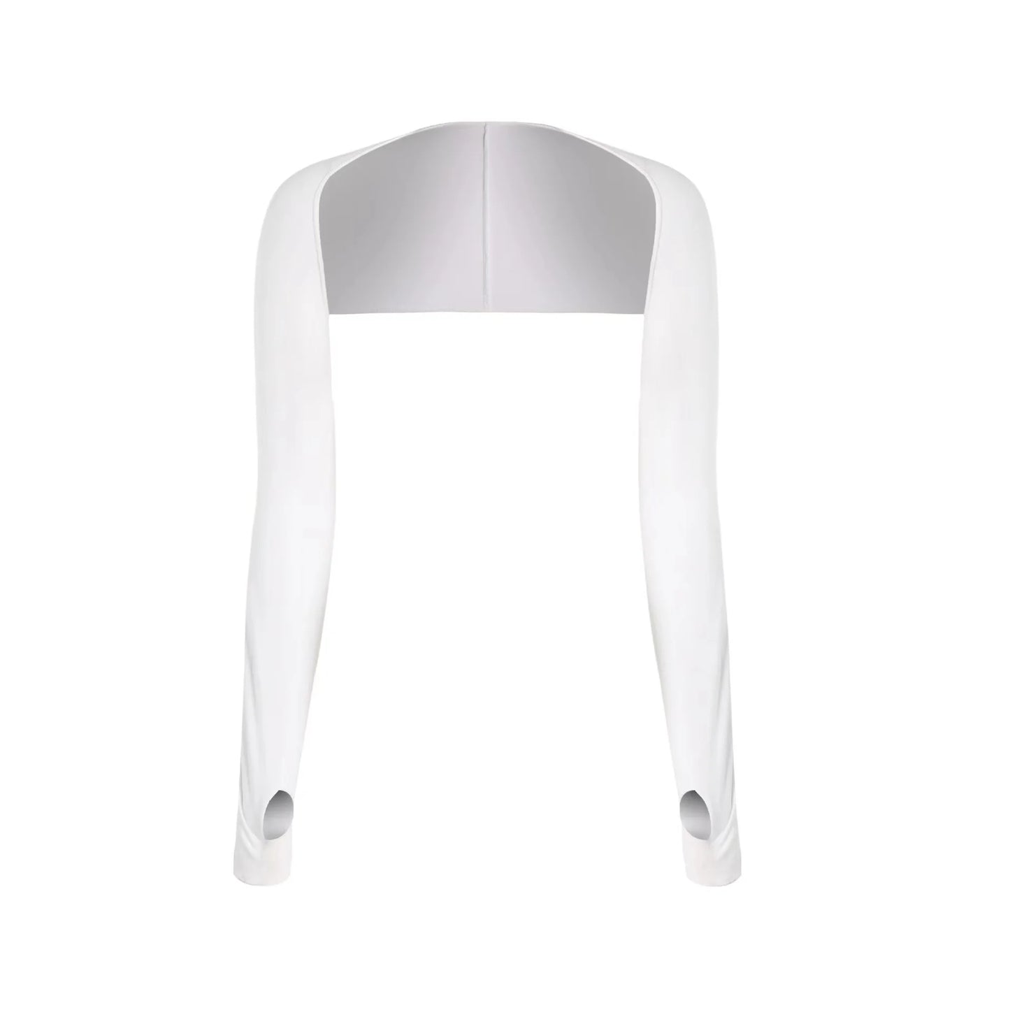 1Pair Cooling Shawl Arm Sleeves Sun Protection for Women Men with Finger Hole for Golfing, Driving, Riding, Fishing