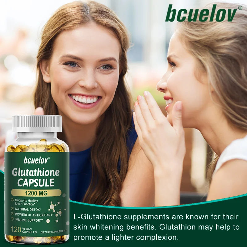 Glutathione Capsules - Helps Maintain Skin Health and Strengthen Immunity, Prevents Melanin Deposition and Brightens Skin Tone