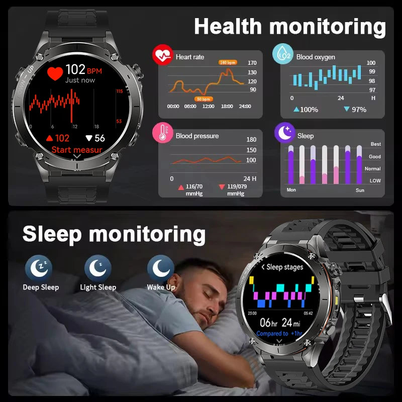 2025 New For Xiaomi IOS Ultra GPS Smart Watch 10ATM Waterproof Built-in Dual-band GNSS Compass Military Sport Men SWIM Bracelet