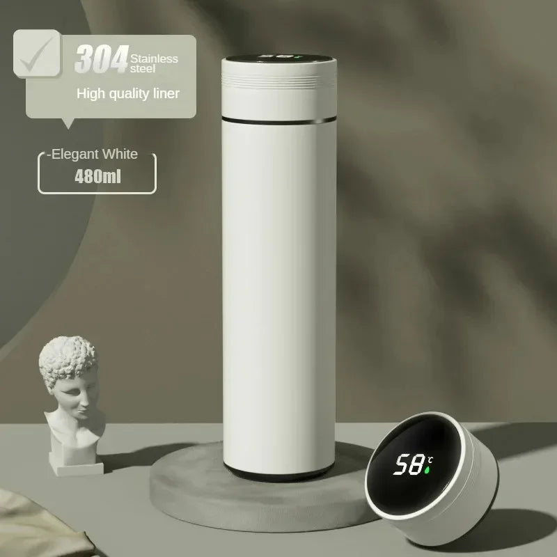 500ML Stainless Steel Thermos Cup with Separator 316 Smart Cup High Value Gift Cup Coffee Cup Father's Gift Cold Cup To Business