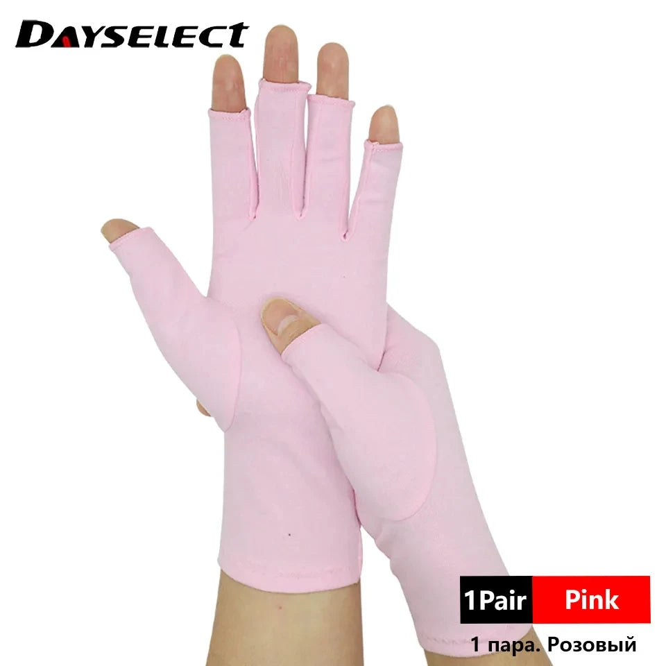 1 Pair Compression Arthritis Gloves Wrist Support Joint Pain Relief Hand Brace Women Men Therapy Wristband Compression Gloves