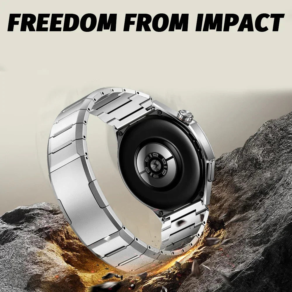 No Gaps Luxury Titanium Strap for Huawei Watch GT 5 Pro Metal Bracelet for Huawei Watch GT5 Pro Specialized Men's Style Strap