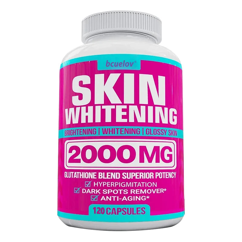 Glutathione Complex Capsules - Powerful Antioxidant, Reduces Hyperpigmentation, Alleviates Dark Spots, Moisturizes Skin