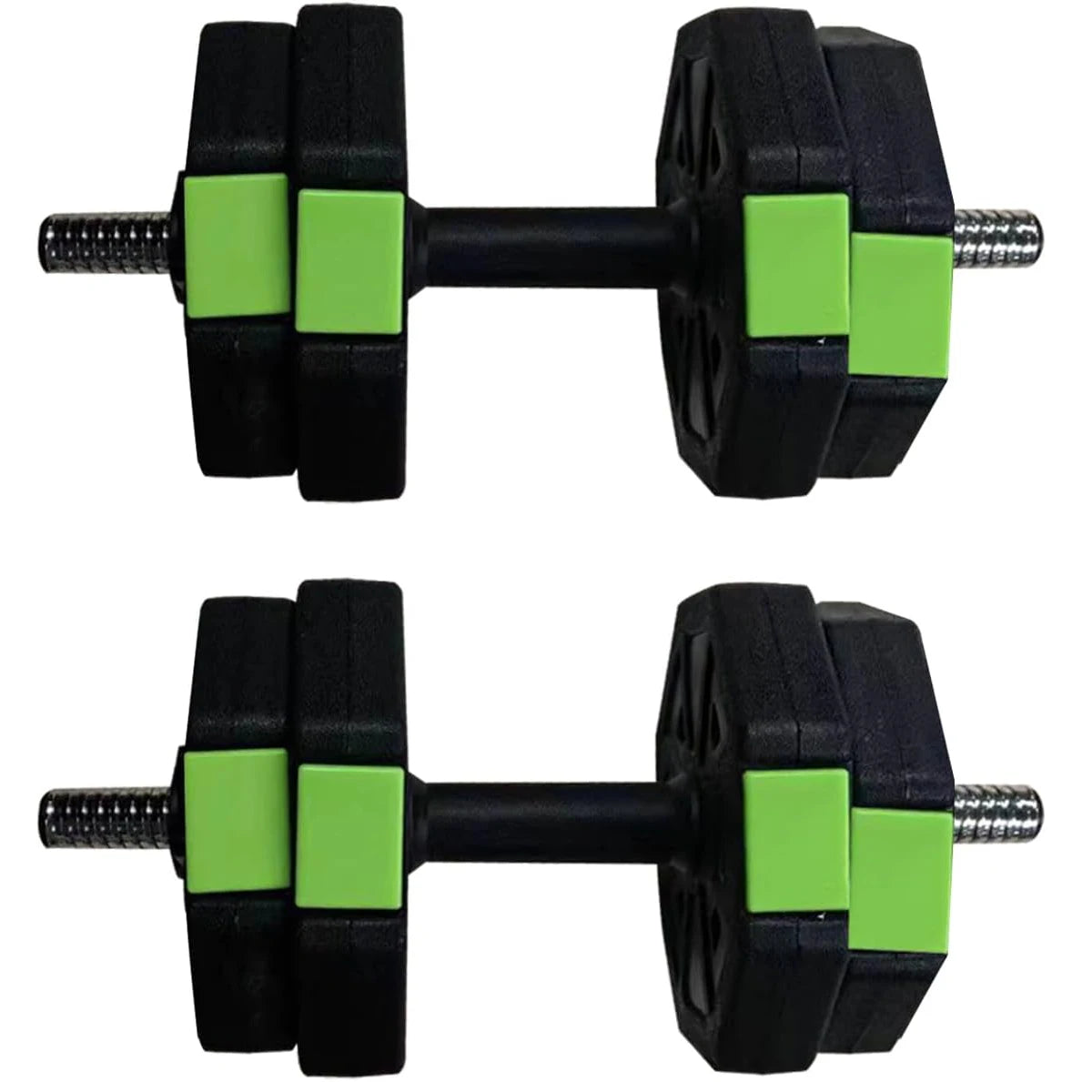 Adjustable Dumbbell Set,2 in 1 Adjustable Dumbbell Set with Iron Handle