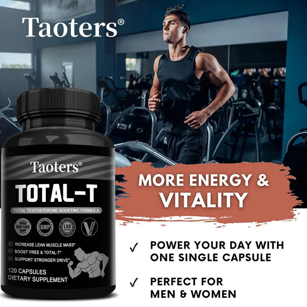 Supports Healthy Muscle Levels - Men's Supplement, Energy and Vitality Booster, Supports Strength and Endurance