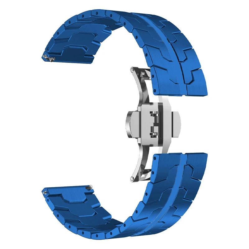 Stainless Steel Butterfly Buckle Strap For Huawei Watch GT 5 Pro 46mm Metal Bracelet For Huawei Watch GT5 GT4 GT3 GT2 46mm Band