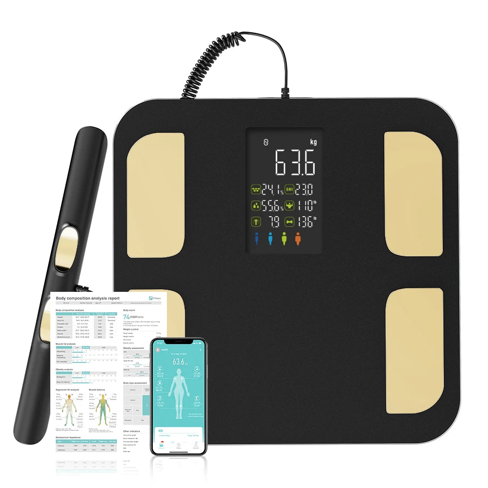 Smart Bioimpedance Scale 8 Electrode BMI Body Mass Index Scale Body Fat Scale Weight Balance Scale Smart Body Composition Scale