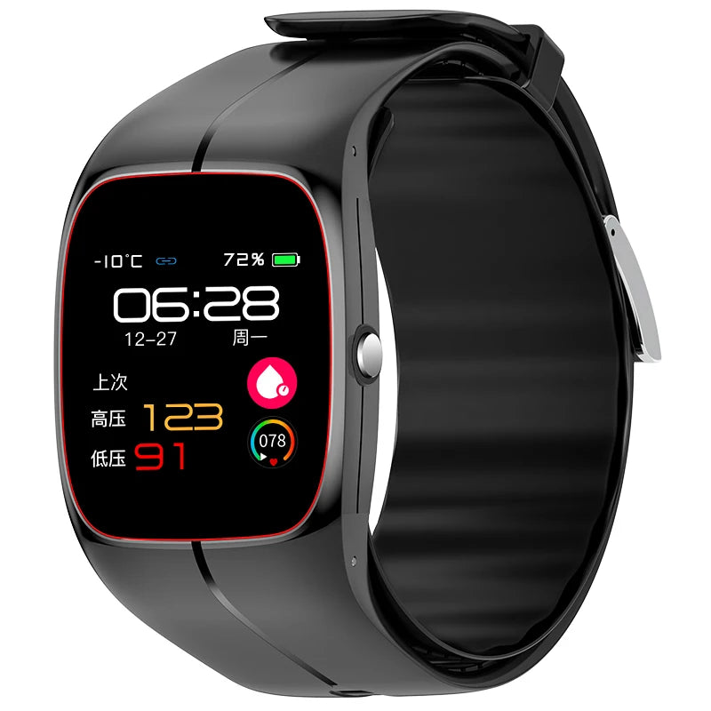 Blood Oxygen Blood Pressure Body Temperature Heart Rate Monitor Smartwatch Men Waterproof Sleep Sport Health Smart Watches Women