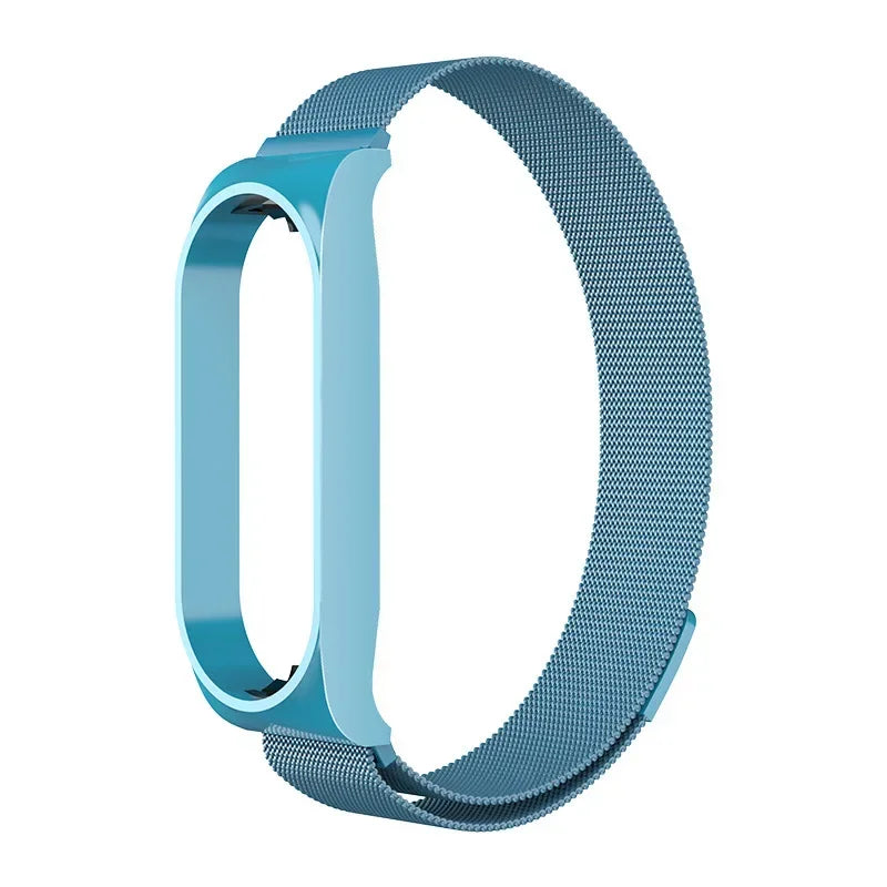 Milanese Loop Strap For Xiaomi Mi Band 7 6 5 4 3 Stainless Steel Magnetic Bracelet Metal Wristband for Xiaomi mi band 4 3 Straps