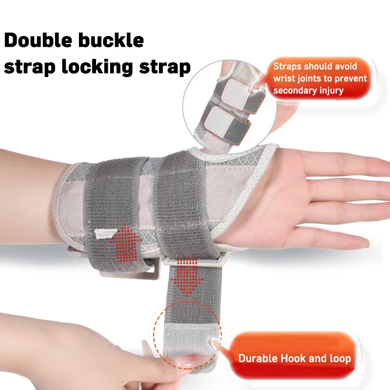 Wrist Brace for Carpal Tunnel Support Brace with Splints Hand Support for Arthritis Tendonitis Sprain Injuries Wrist Pain 1PC