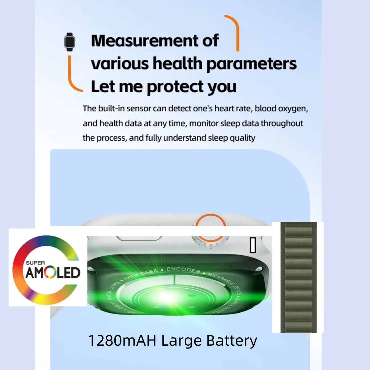 CD99 Smart Watch 8GB RAM AMOLED Wifi ROM GPS 128GB Position APP Download Bluetooth Men Women Cellular Card Version Smartwatch