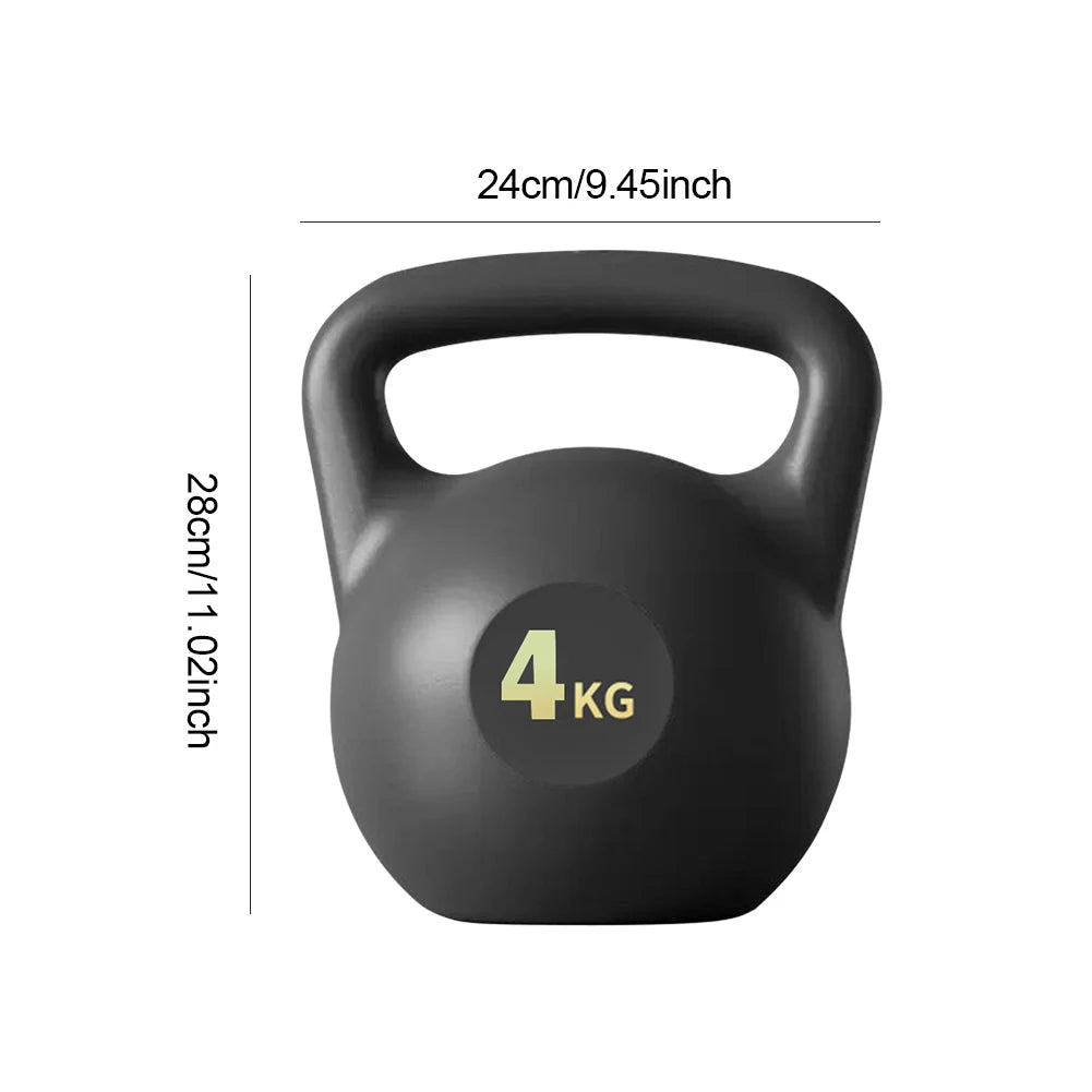 Water-filled Kettlebell Soft Kettlebell Shock-Proof Kettlebell Weights Anti Slip Grip Hand Weights Home Gym Equipment 2-4/6KG
