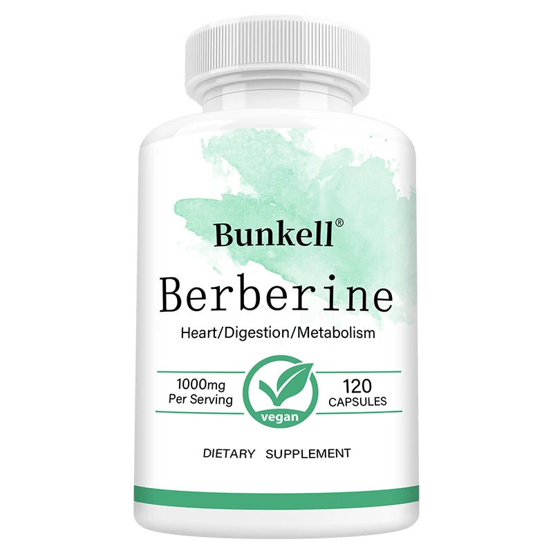 Berberine Supplement 1000mg - Supports Cholesterol, Heart, Healthy Weight & Immune, Gastrointestinal Health, Non-GMO