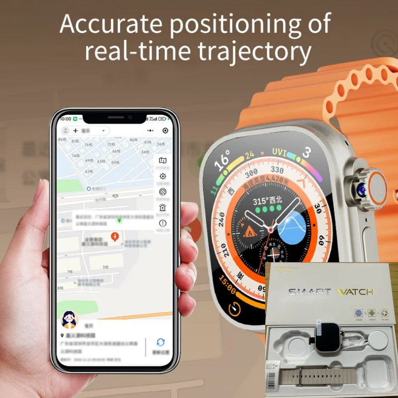 Goldenspike DW100 Smartwatch S10 Ultra 3 Smart Watch With 2.29'' Amoled Screen GPS WIFI 256GB Storage Global Version 5G Sim Card