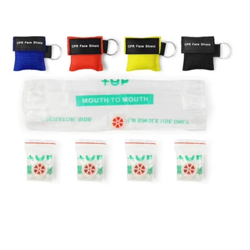 Camping Emergency Face Shield CPR Mask Professional Outdoor Rescue Health Care Tools Jetting Resuscitator Mask