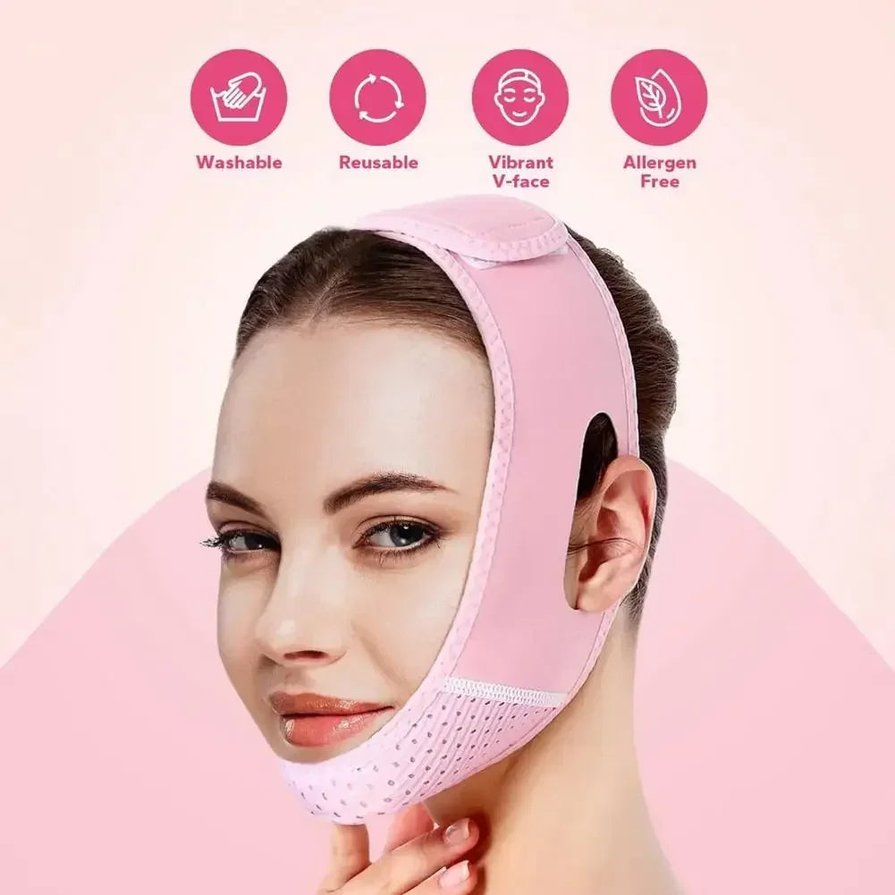 Women Face Slimming Bandage Face Lifting Band V Line Shaper Chin Cheek Lift Up Belt Facial Massage Strap Beauty Skin Care Tools