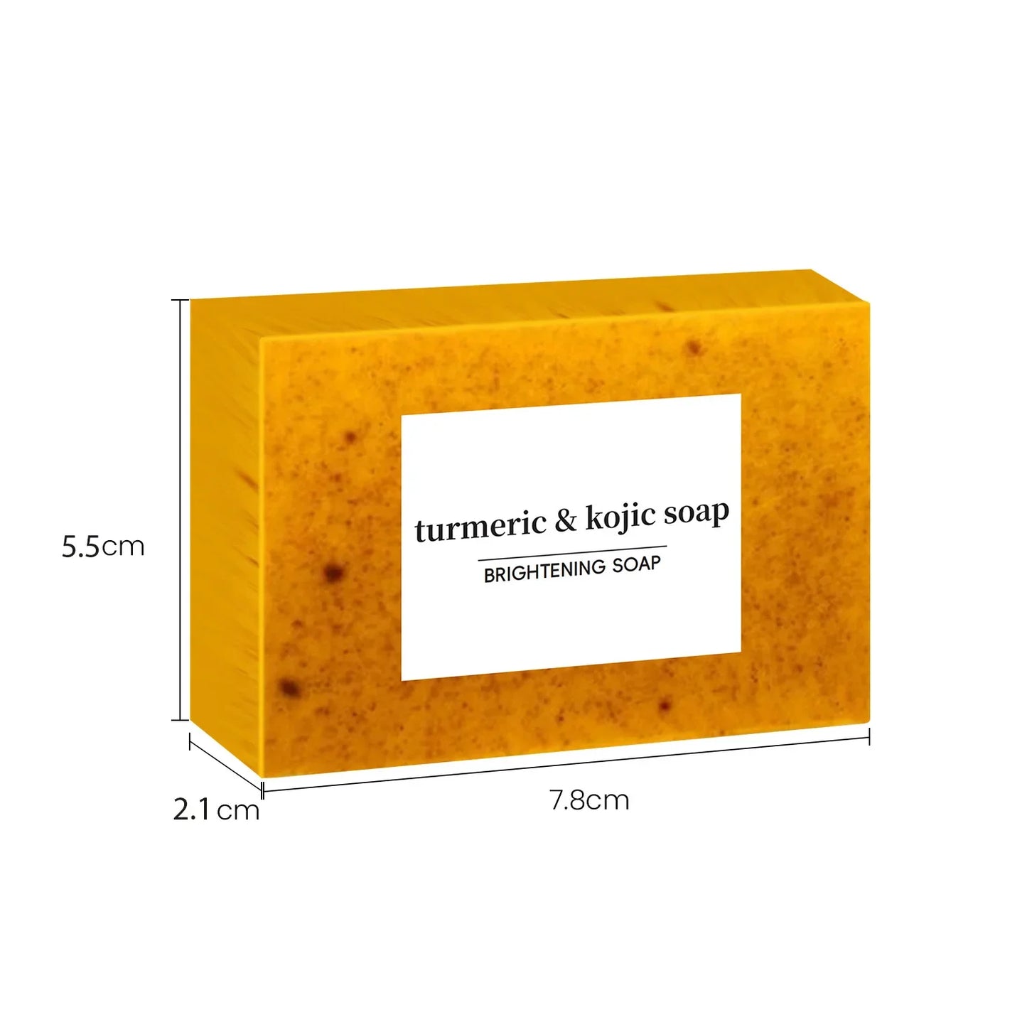 100g Turmeric Kojic Acid Soap Hand Made Soap, Lemon Shower and Facial Soap