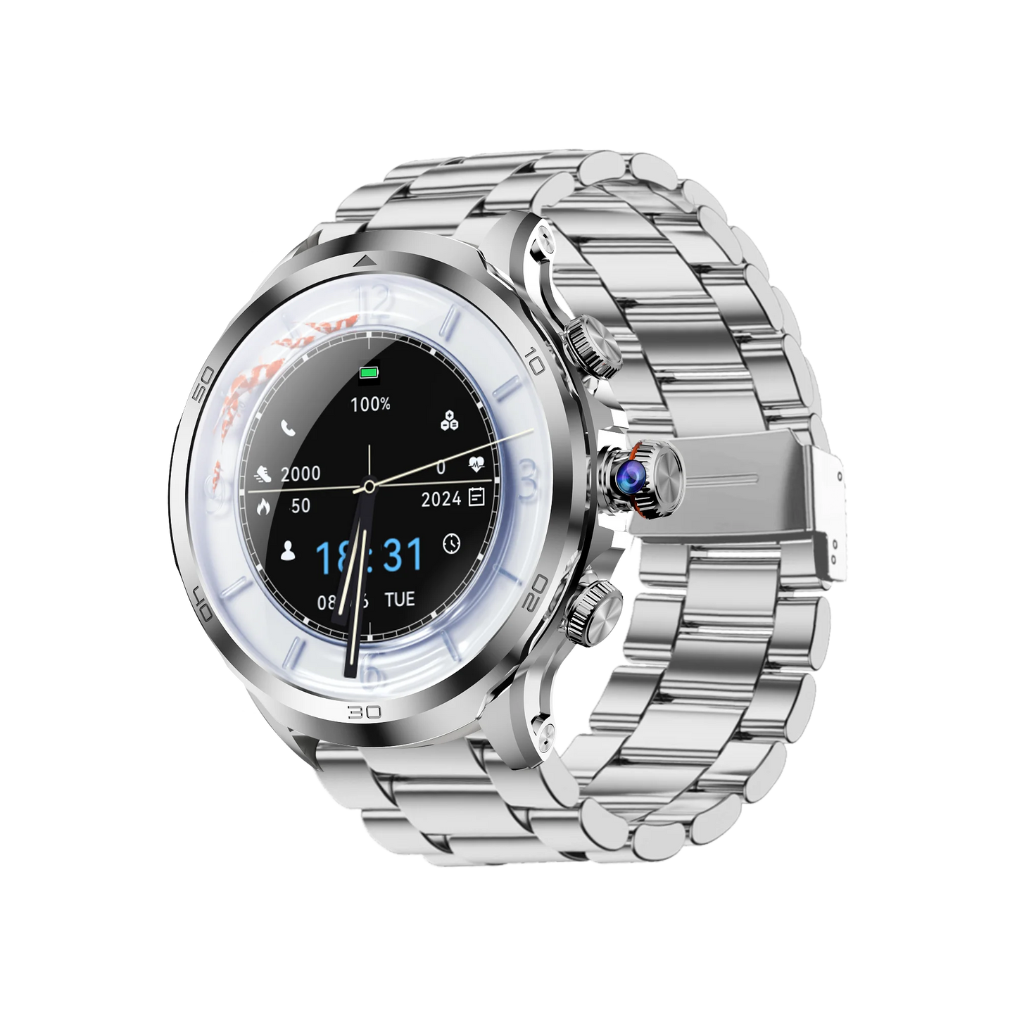 H19 Smart Watch 4G Android 9.0 OS 1990Mah NFC 466*466 Heart Rate 1.95 inch Large Screen GPS WIFI Smartwatch for Men Women Gift