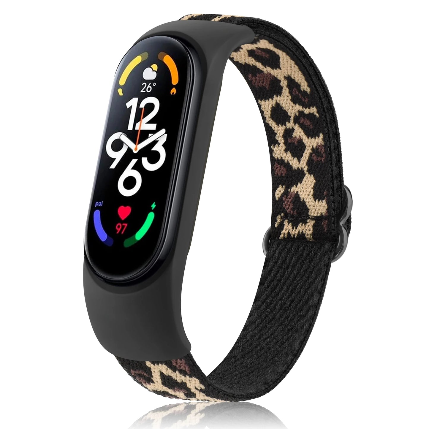 Elastic Nylon Watch Strap For Xiaomi Mi Band 7 6 5 4 3 Band Adjustable Wristband For Xiaomi Mi Band 3 4 5 6 7 Strap Replacement