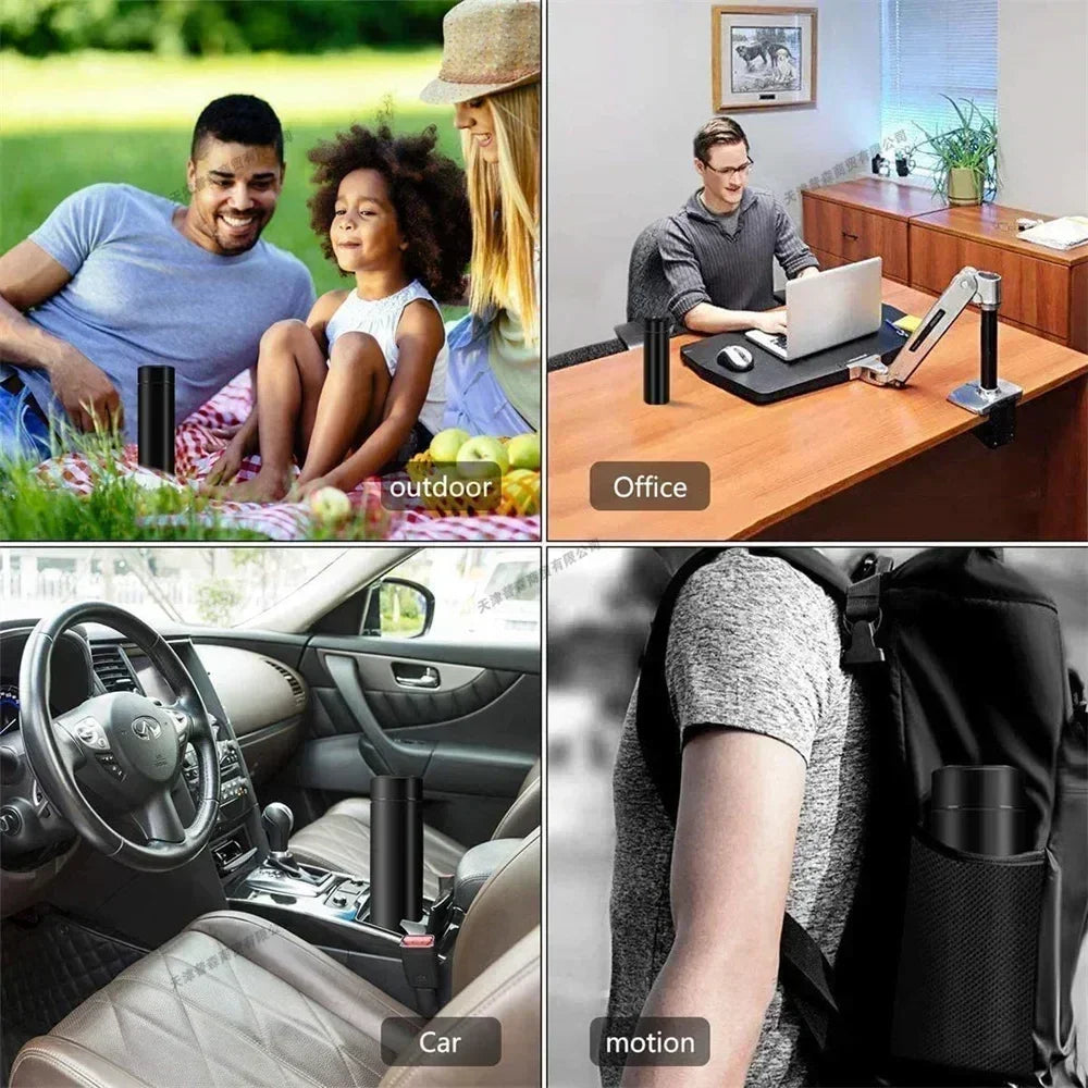 500ml 304 Stainless Steel Thermos Bottle Smart Cup Digital with Temperature Display Long-lasting Heat Mugs Travel Water Bottles